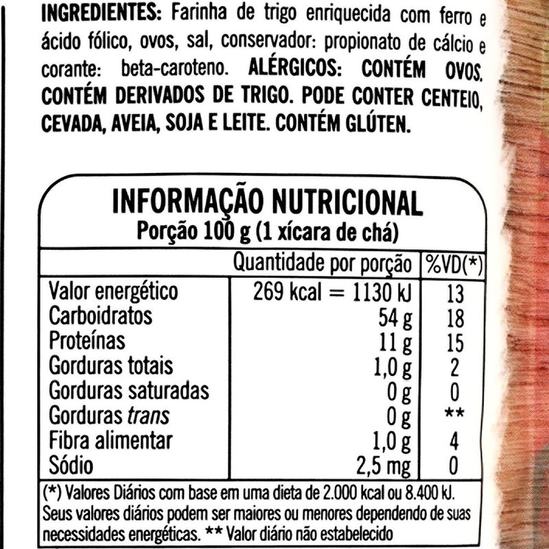 Massa-de-Talharim-Members-Mark-Pacote-400g