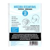 Máscara Descartável Semifacial Monocamada Member's Mark Pacote 10 Unidades