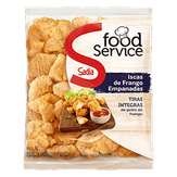 Iscas de Frango Empanadas Food Service Sadia Caixa 1kg