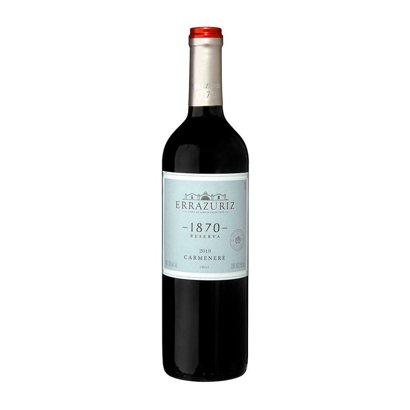 Vinho-Tinto-Seco-Chileno-1870-Reserva-Carmenere-2019-Errazuriz-Garrafa-750ml