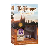 Kit Cerveja Quadrupel La Trappe Trappist 1 Garrafa 750ml + Taça