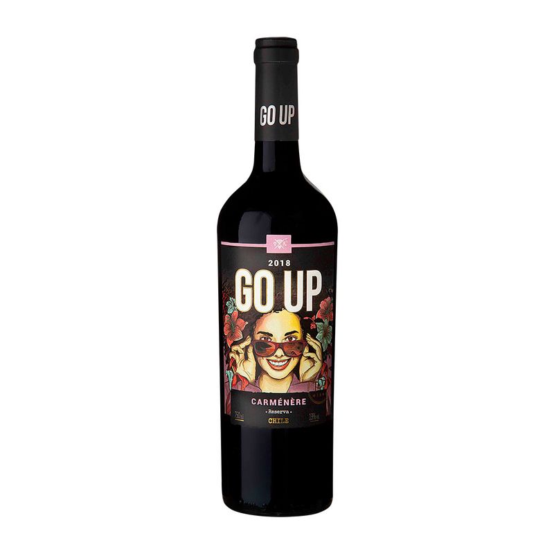 Vinho-Tinto-Seco-Chileno-Reserva-Carmenere-2018-Go-Up-Garrafa-750ml