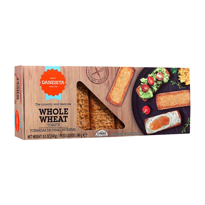 Torrada-Integral-Whole-Wheat-Toast-Bakery-Danesita-Caixa-240g