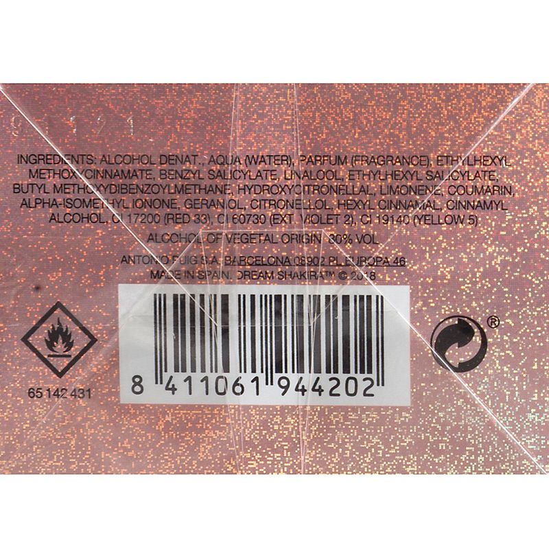 Eau-de-Toilette-Importado-Natural-Spray-Shakira-Sweet-Dream-80ml