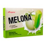 Picolé Sabor Melão Cremoso e Frutado Melona Pack com 4 Unidades 70g Cada
