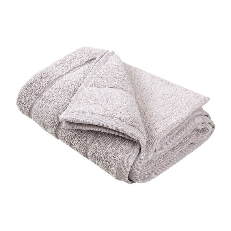 Toalha-de-Rosto-100--Algodao-Cinza-Dual-Air-Cotton-Buddemeyer