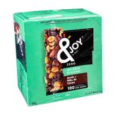 Barra de Cereal Avelã + Nibs de Cacau Zero Açúcares &Joy Caixa 12 Unidades de 25g Cada