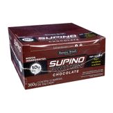 Barra de Proteína Sabor Chocolate Supino Protein Banana Brasil Pack 12 Unidades 30g Cada