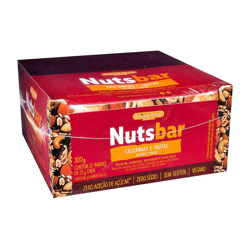 Barra-de-Castanha-Amendoim-e-Frutas-Secas-Nutsbar-Banana-Brasil-Pack-12-Unidades-25g-Cada