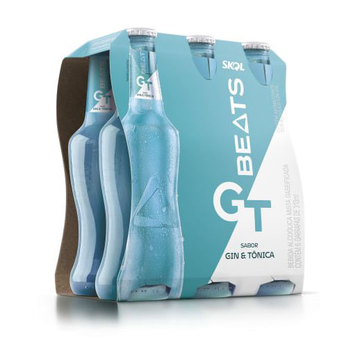 Drink Pronto Beats Drinks GT Sabor Gin&Tônica 313ml Long Neck