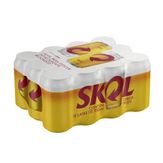 Cerveja Pilsen Skol Pack 12 Latas 350ml Cada