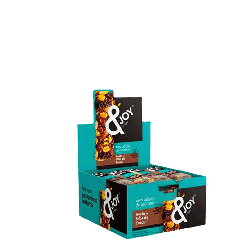 Barra-de-Cereal-Avela---Nibs-de-Cacau-Zero-Acucares--Joy-Caixa-12-Unidades-de-25g-Cada