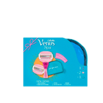 Kit-Aparelho-Depilatorio-Recarregavel---2-Cartuchos-Venus-Spa-Gillette-Plastico-Gratis-1-Necessaire-