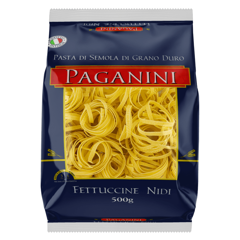 Pasta-di-Semola-di-Grano-Duro-Fettucine-Nidi-Paganini-Pacote-500g