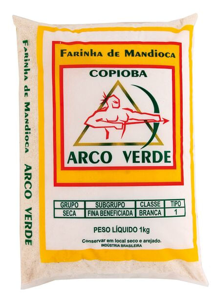 Farinha-de-Mandioca-Branca-Arco-Verde-Pacote-1kg