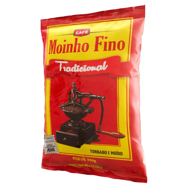 Cafe-Torrado-e-Moido-Tradicional-Moinho-Fino-Pacote-500g