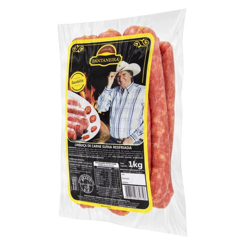 Linguica-de-Carne-Suina-Resfriada-Saudalita-Pantaneira-Pacote-1kg