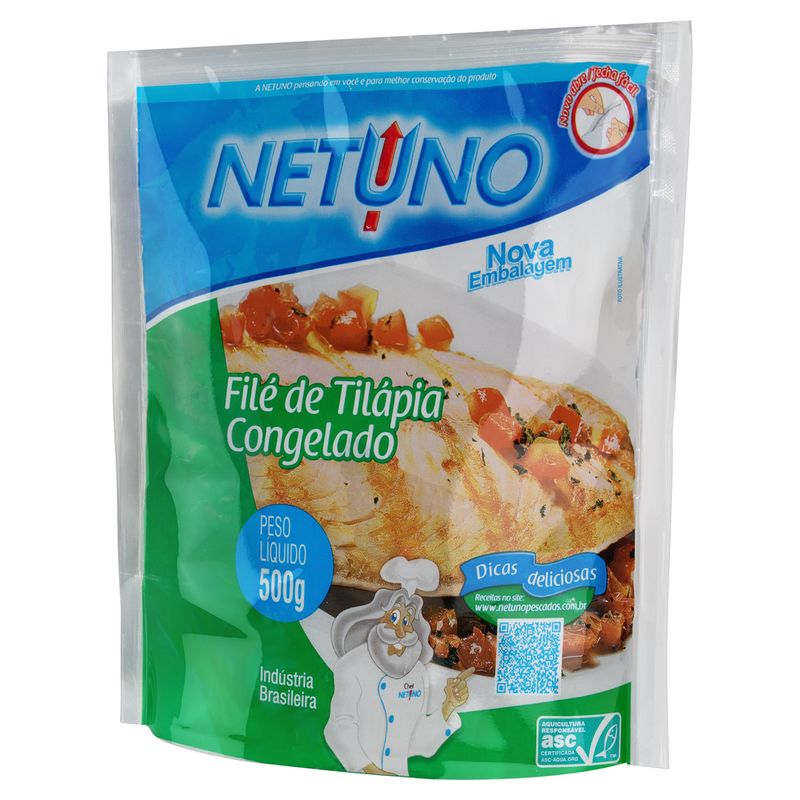 File-de-Tilapia-Congelado-Netuno-Pacote-500g