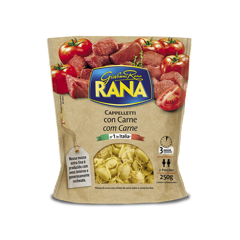 Capeletti-Carne-Rana-Sache-250g
