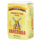 Farinha de Trigo Integral Anaconda Pacote 1kg