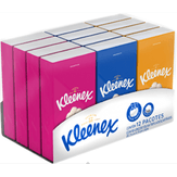 Lenço de Papel Folha Tripla Descartável Kleenex Pack com 12 Unidades
