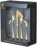 Kit-Talheres-Dourados-em-Aco-Inox-Royal-Home-Caixa-30-Unidades