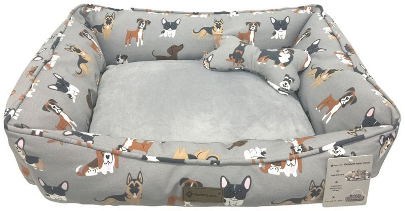 Cama-Pet-Super-Macia-Quadrada-75x60x25cm---Ossinho-Almofadado-Member-s-Mark-1-Unidade