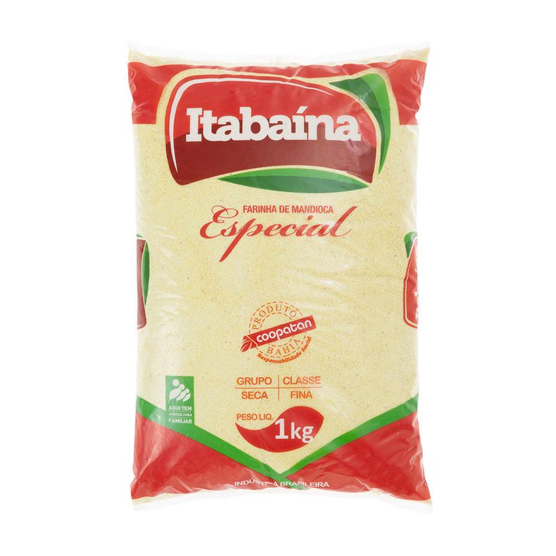 Farinha-de-Mandioca-Amarela-Especial-Itabaina-Pacote-1kg