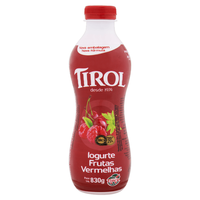Iogurte-Parcialmente-Desnatado-Frutas-Vermelhas-Tirol-Garrafa-830g