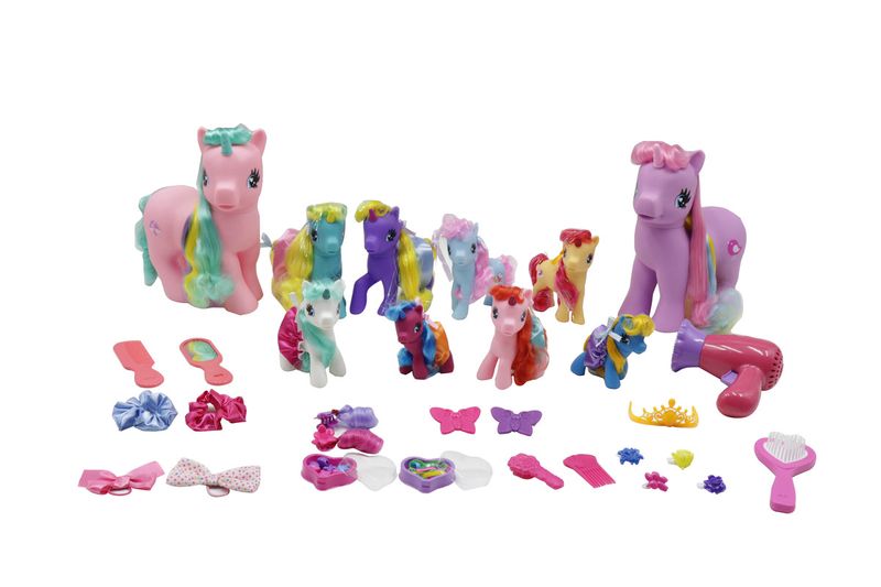 Conjunto-Unicornio-com-Acessorios-Wonder-Pony-Land-Gigo-Toys-Caixa-48-Unidades