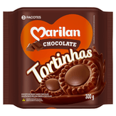 Biscoito Doce Tortinhas de Chocolate Marilan 300g