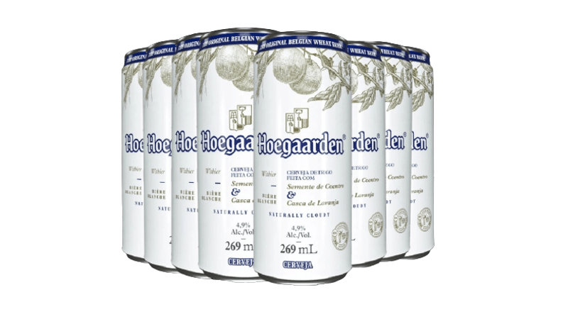 Cerveja Hoegaarden White One way 330ml - Pirâmides Distribuidora