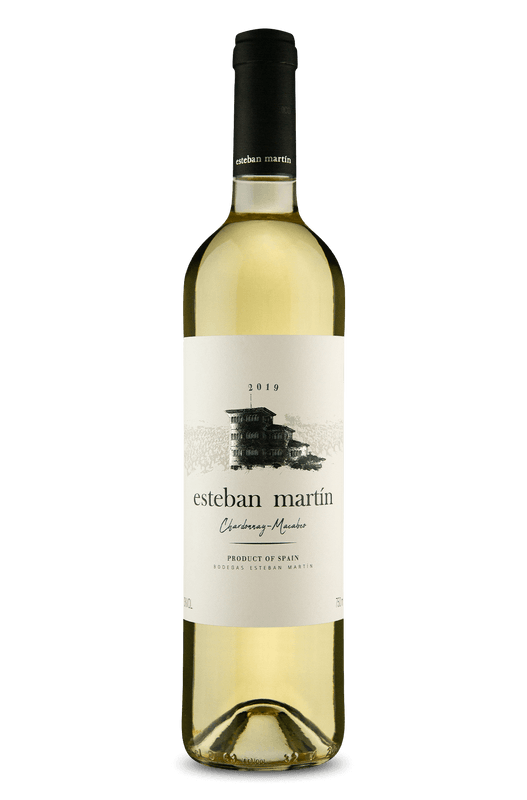 Vinho-Branco-Espanhol-Cariñena-Chardonnay-Macabeo-Esteban-Martin-750ml