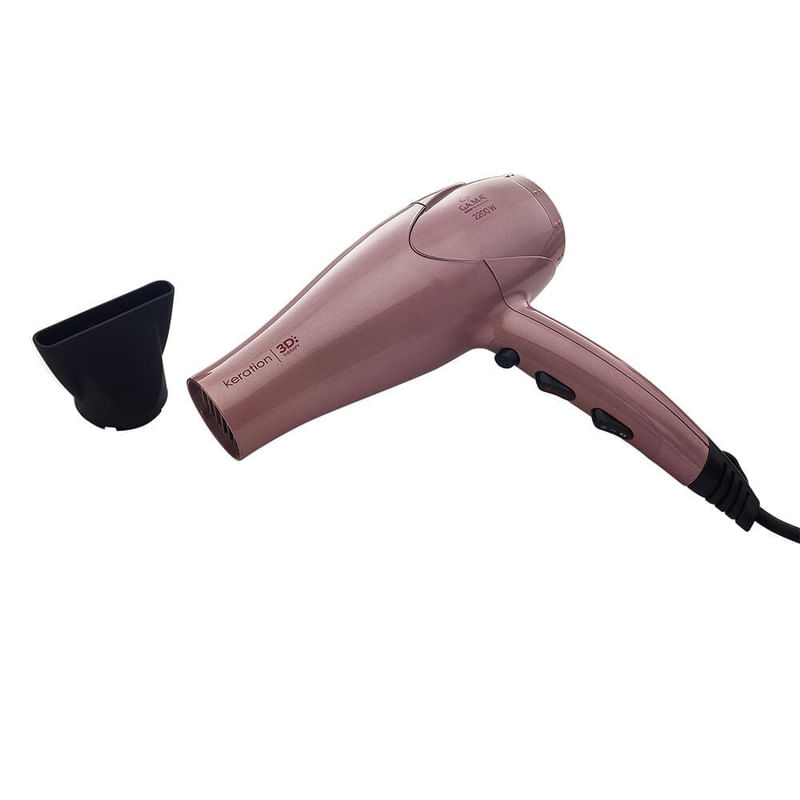 Secador-de-Cabelo-Keration-3D-Pro-Rosa-127V-Gama-Italy