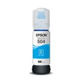 Garrafa para Ecotank T504220AL T504 Ciano Epson