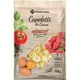 Capeletti de Carne Artesanal Member's Mark Pacote 750g