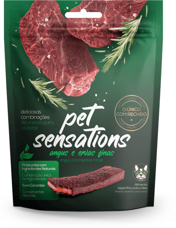Snack-para-Caes-Bifinho-de-Angus-e-Ervas-Finas-Pet-Sensations-Pouch-300g