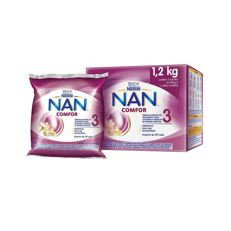Pack-Formula-Infantil-para-Lactentes-Nestle-Nan-Comfor-3-12kg-com-3-Unidades