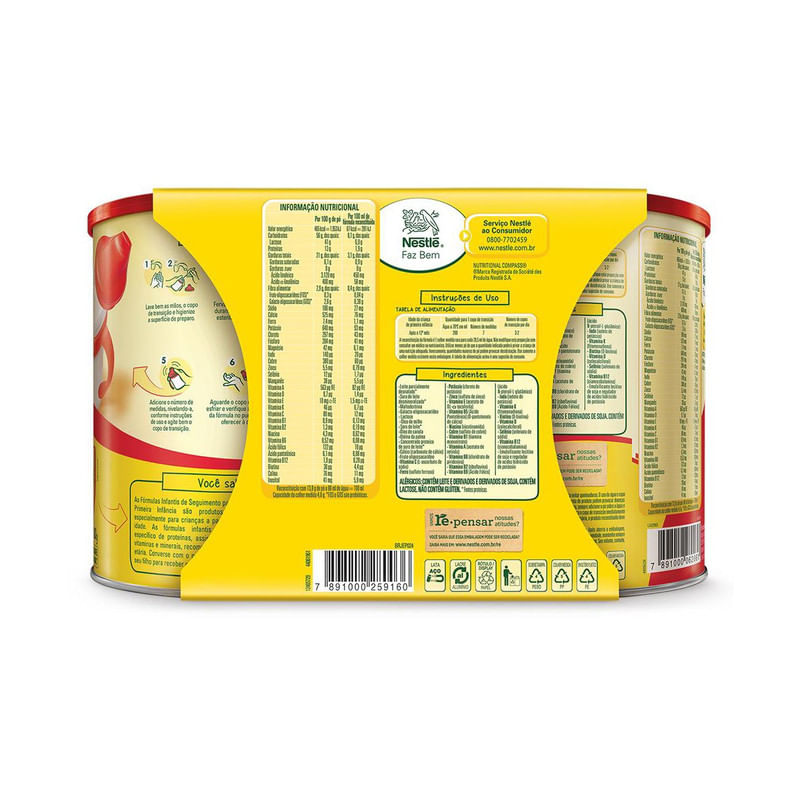 Pack-Formula-Infantil-em-Po-Nestle-Ninho-Fases-1--Lata-2-Unidades-800g-Cada-30--de-Desconto-na-Segunda-Lata