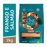Alimento-para-Gatos-Castrados-Frango-e-Salmao-One-Visible-Nutrition-Purina-Pacote-2kg