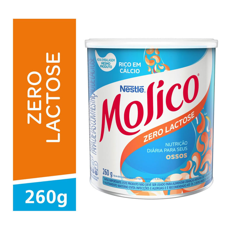 Composto-Lacteo-Zero-Lactose-Nestle-Lata-Molico-Nestle-Lata-260g