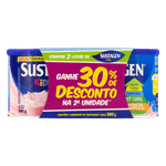 Po-para-Bebida-de-Morango-Sustagen-Kids-Pack-2-Latas-380g-Cada-Gratis-30--de-Desconto-na-2ª-Unidade