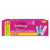 Absorvente Interno Intimus Médio Caixa Leve 24 Pague 22 Unidades
