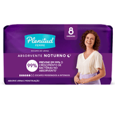 Absorvente Noturno sem Abas Plenitud Femme Pacote com 8 Unidades