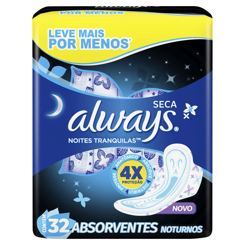 Absorvente-Always-Noturno----Noites-Tranquilas-Seca-com-abas-32-Unidades