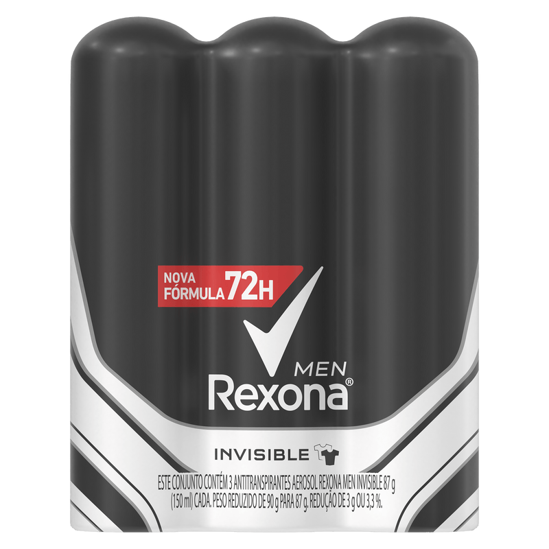 Pack-Antitranspirante-Aerossol-Invisible-Rexona-Men-3-Unidades-150ml-Cada