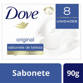 Sabonete Dove Original Pack com 8 Unidades 90g Cada