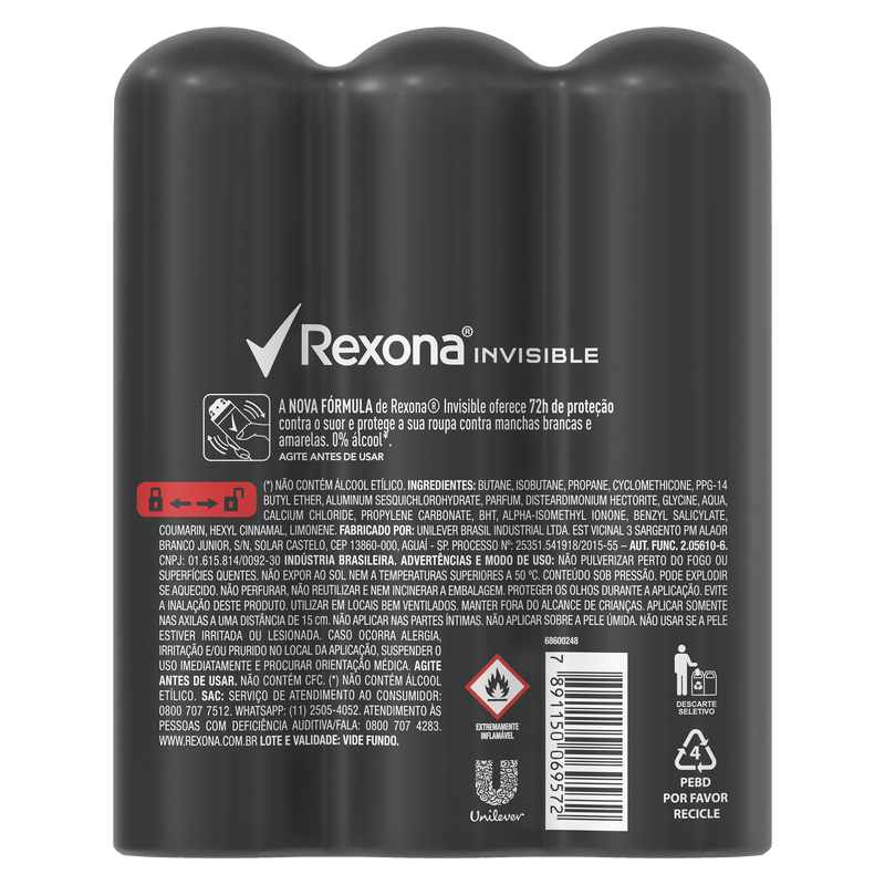 Pack-Antitranspirante-Aerossol-Invisible-Rexona-Men-3-Unidades-150ml-Cada