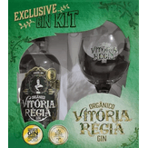 Kit Gin Orgânico Vitória Régia 750ml + Taça Exclusiva