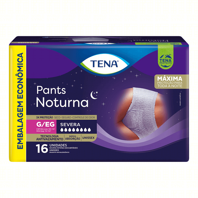 Roupa-Intima-Descartavel-Pants-Noturna-G-EG-Tena-Pacote-com-16-Unidades-Embalagem-Economica